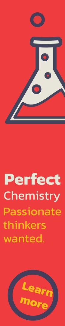 Vibrant Chemistry Flask for Educational Program Promotion