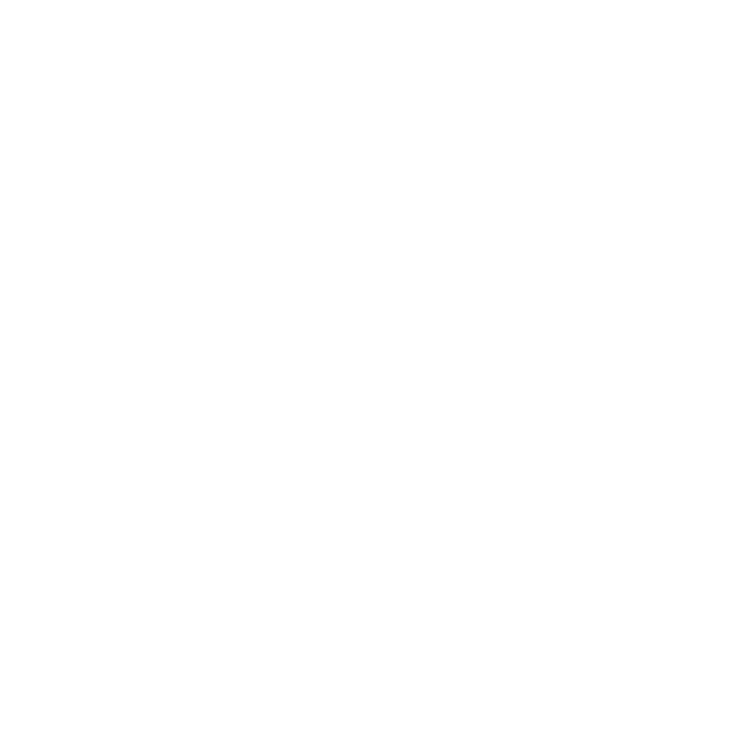 White Geometric Design on Transparent Background