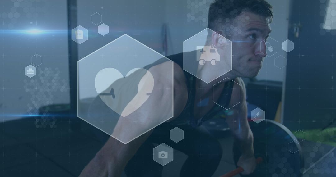 Healthy Lifestyle Visualization in Gym Workout Setting