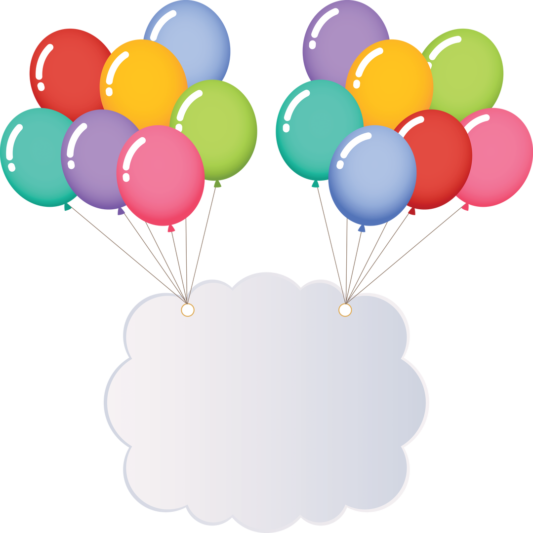 Colorful Balloons on Transparent Background for Party Decoration - Download Free Stock Images Pikwizard.com