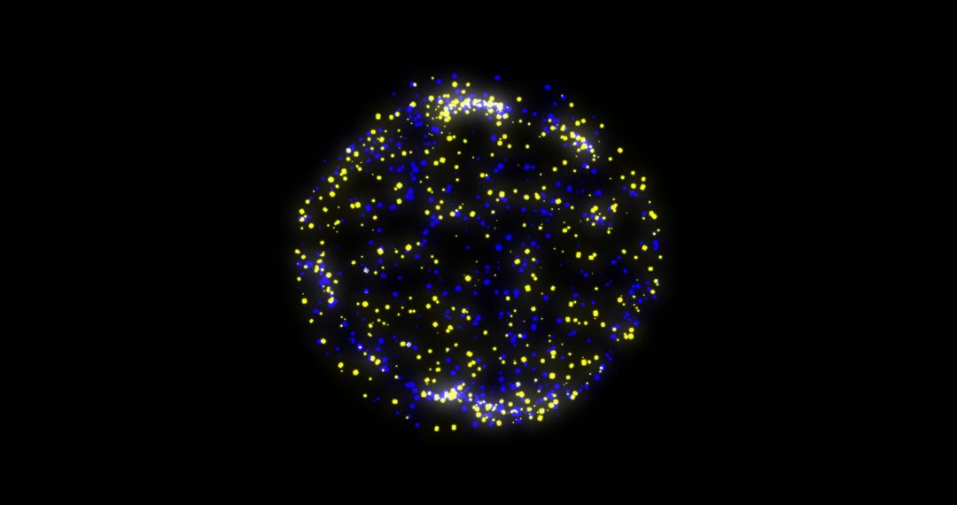 Global Data Network Sphere with Digital Connections