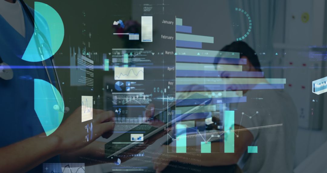 Healthcare Data Visualization in Modern Medical Facility