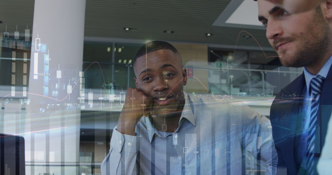 Diverse Business Team Analyzing Data Trends