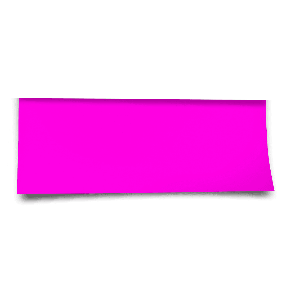 Bright Purple Card with Copy Space on Transparent Background