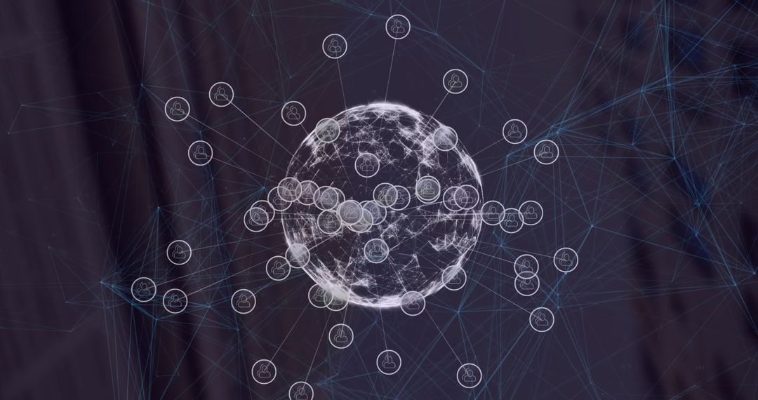 Global Network Connectivity Technology Concept