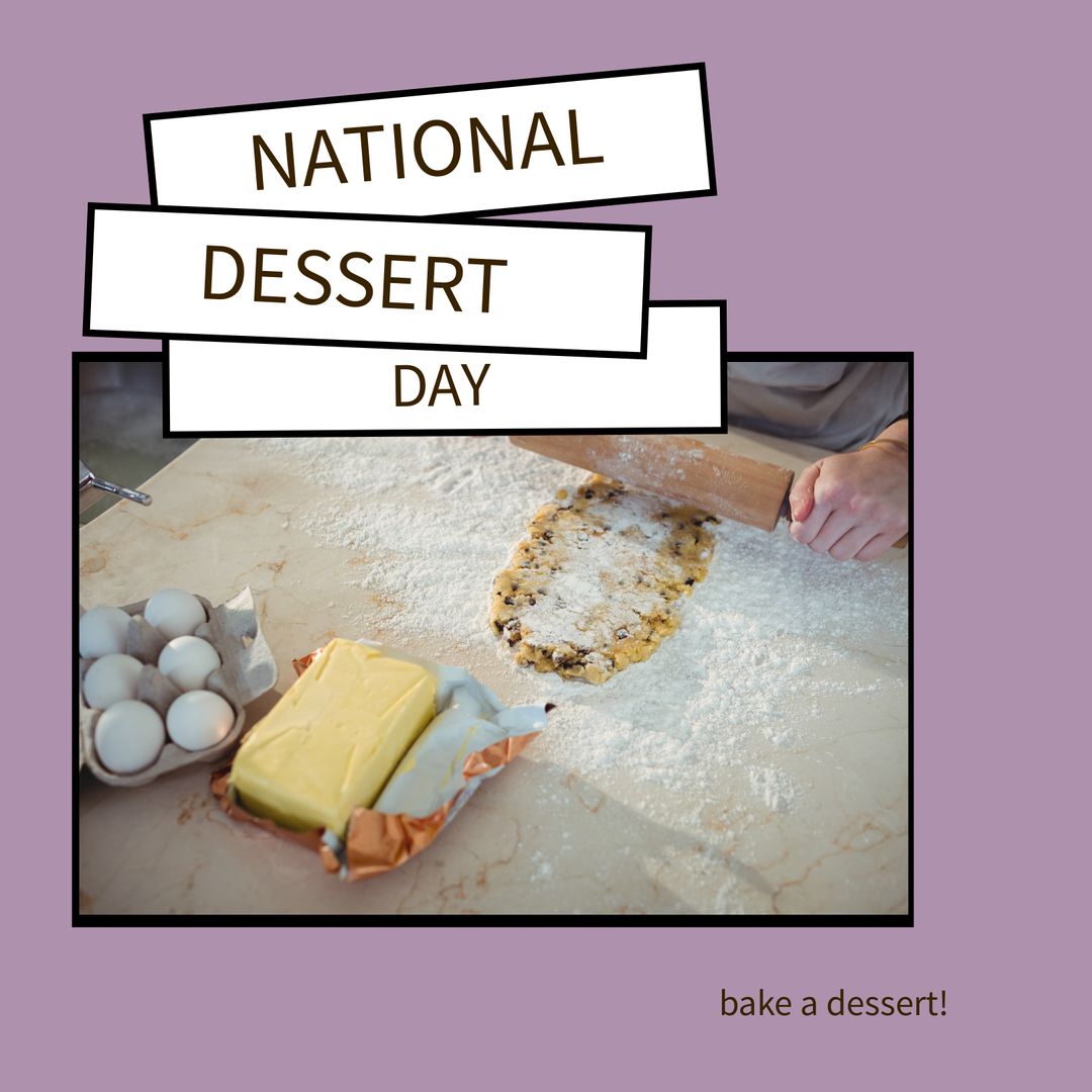 Celebrating National Dessert Day by Baking Fresh Cookies - Download Free Stock Templates Pikwizard.com