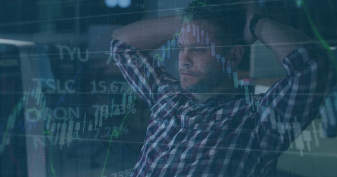 Trader Analyzing Financial Data with Computer Display - Free Images, Stock Photos and Pictures on Pikwizard.com