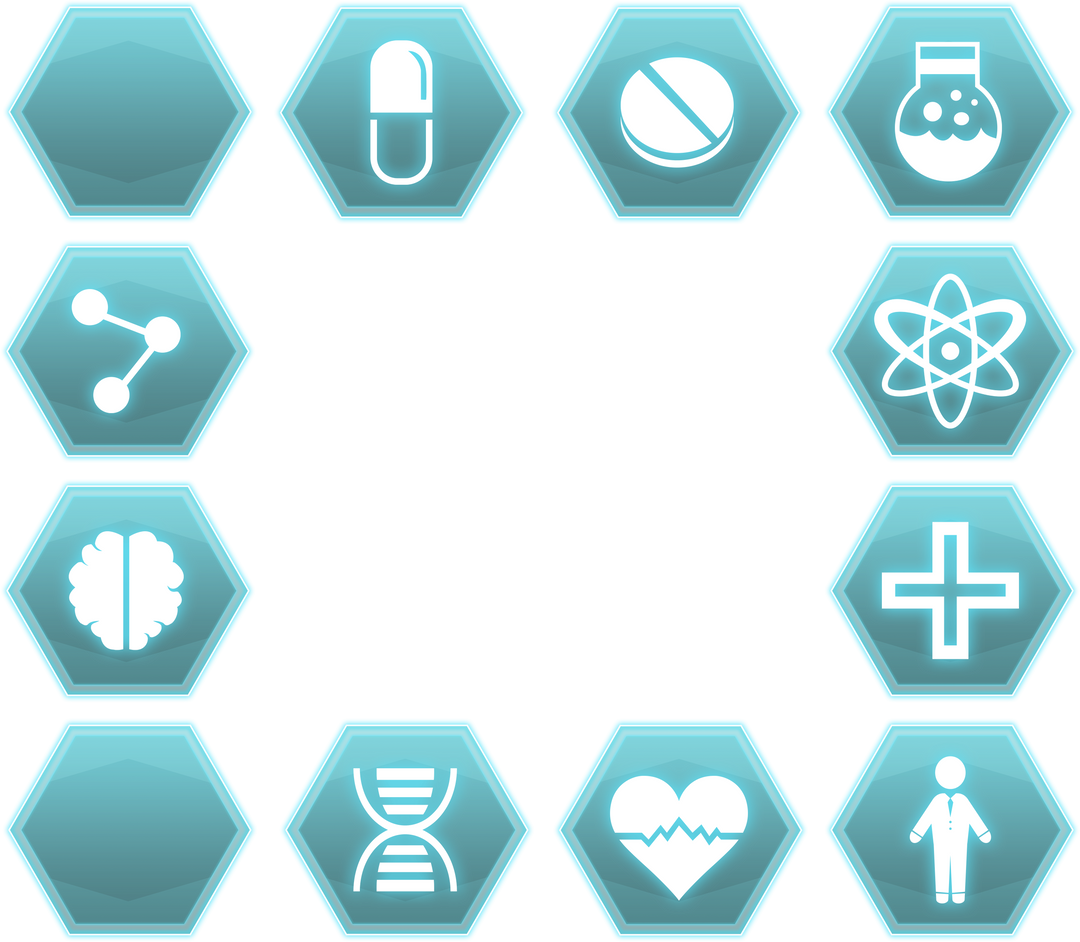 Transparent Medical Icons Background Health Science Modern Design - Download Free Stock Images Pikwizard.com