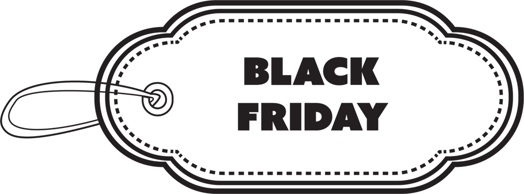 Transparent Black Friday Tag Illustration for Shopping Design - Download Free Stock Images Pikwizard.com