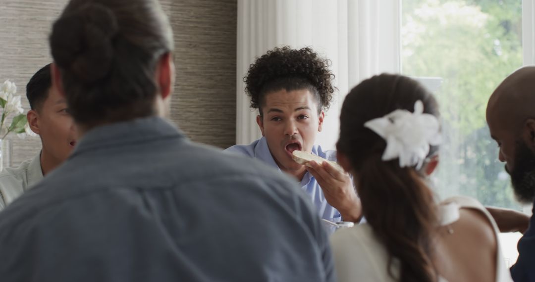 Enjoyable Conversations at Elegant Wedding Party