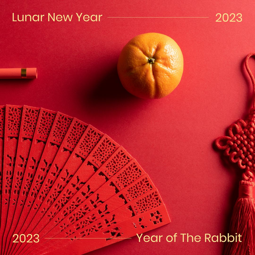 Chinese New Year Decorations with Auspicious Symbols