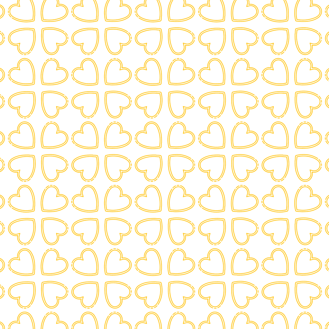 Yellow Hearts Pattern on Transparent Background Vector Design - Download Free Stock Images Pikwizard.com