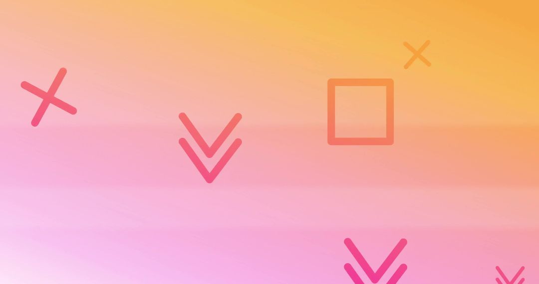 Colorful Gradient Background with Geometric Shapes