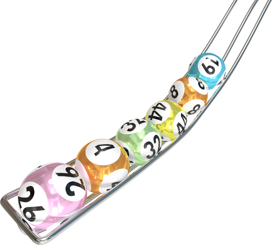 Transparent Lotto Balls Perfectly Arranged on Slanted Rack - Download Free Stock Images Pikwizard.com