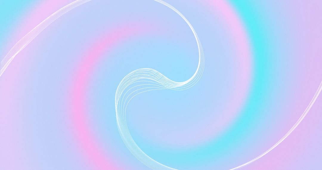 Abstract Data Network on Pastel Gradient Background