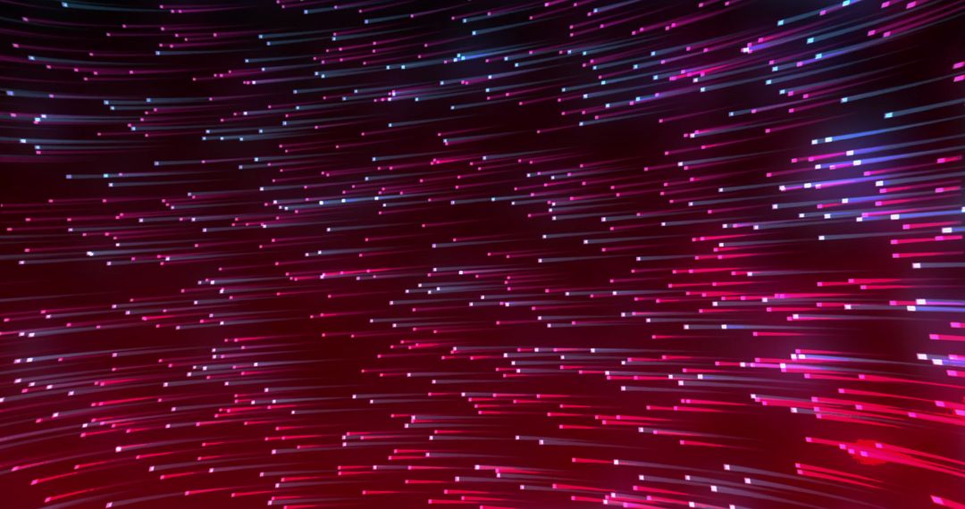 Vibrant Abstract Light Trails on Black Background