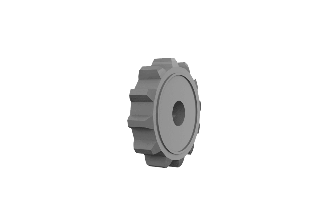 Grey Cog Wheel on Transparent Background for Industry Concepts