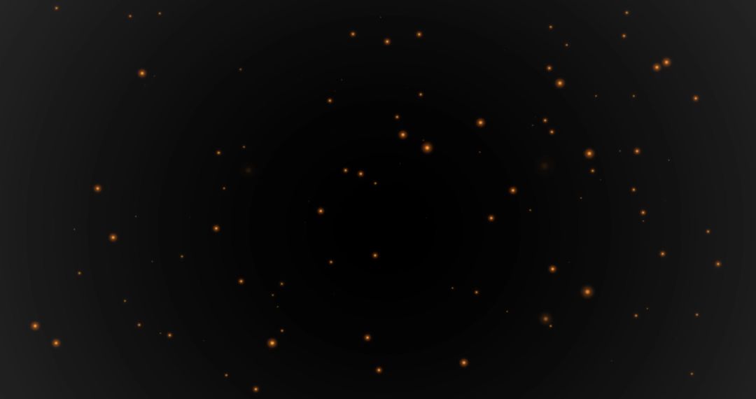 Abstract Glowing Lights on Dark Background Perfect for Technology Concept