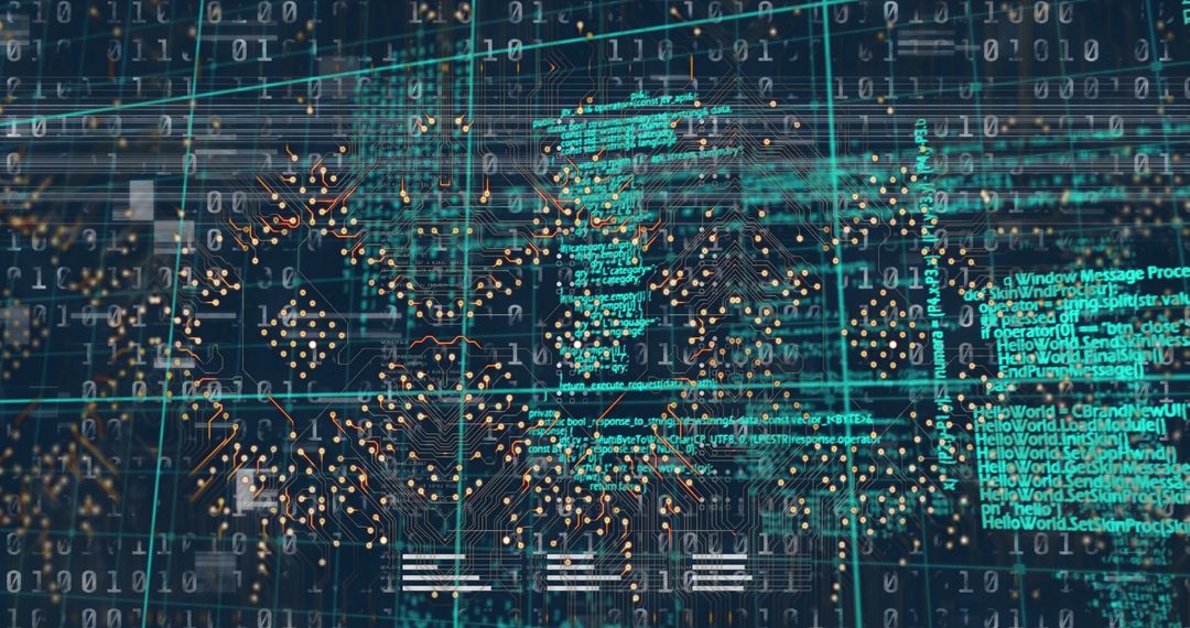 Digital Circuitry with Code Overlay Illuminating Data Flow