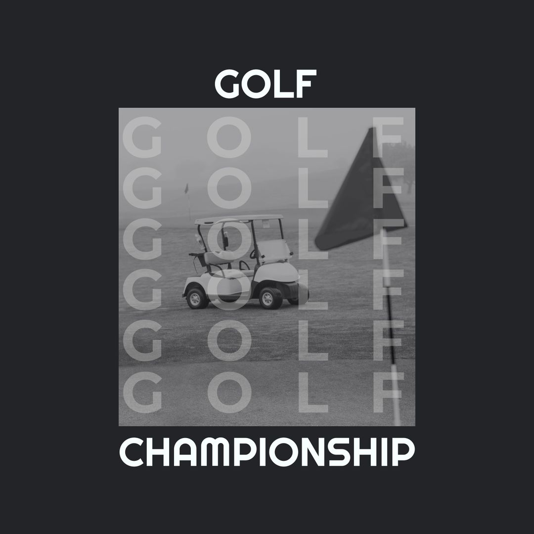 Vintage Golf Championship Poster Design - Download Free Stock Templates Pikwizard.com