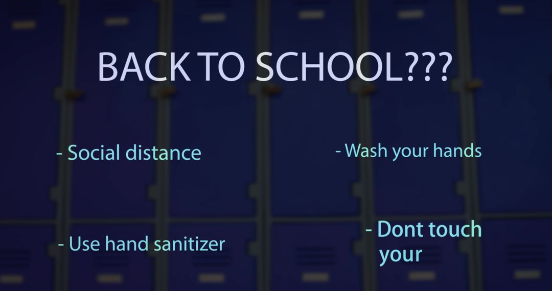 Back to School Question with Safety Tips and Lockers