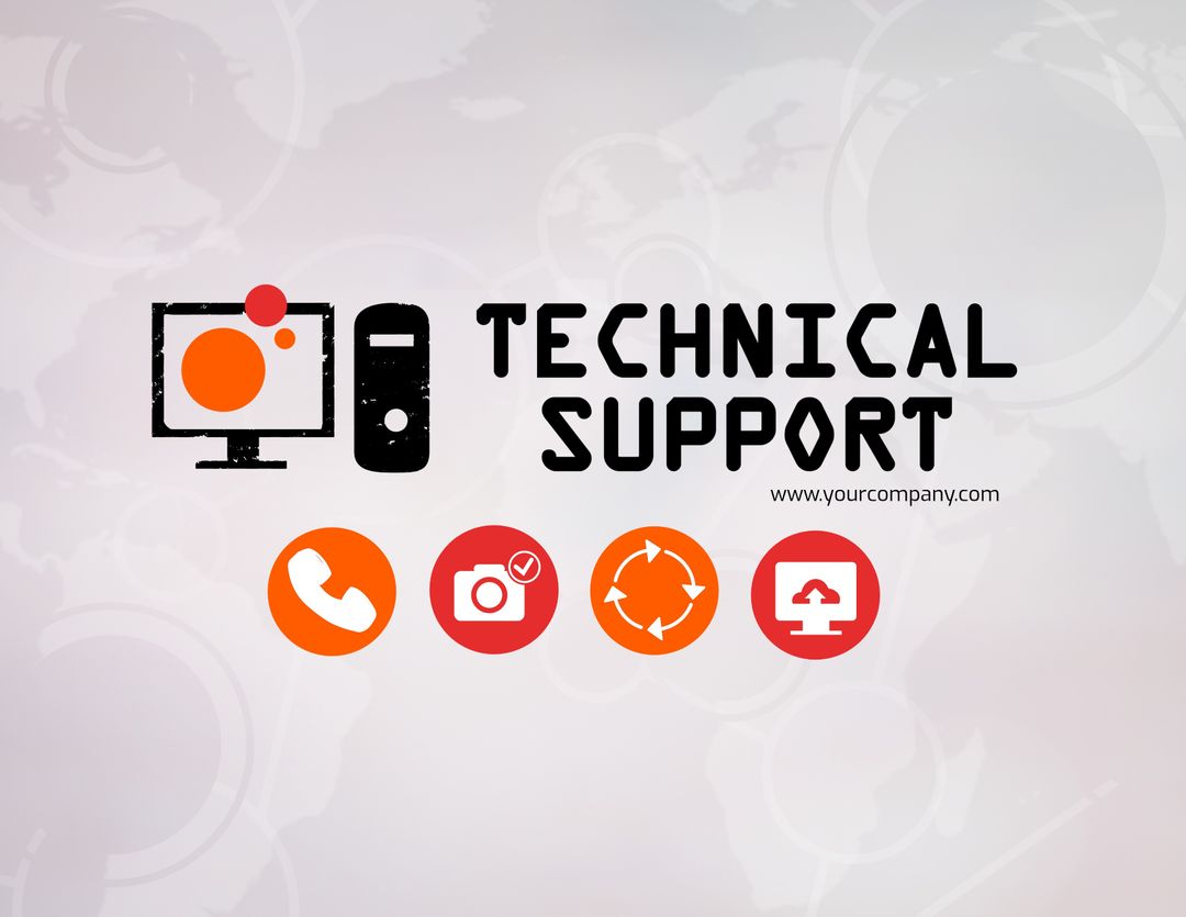 Professional Technical Support Services Icon Design