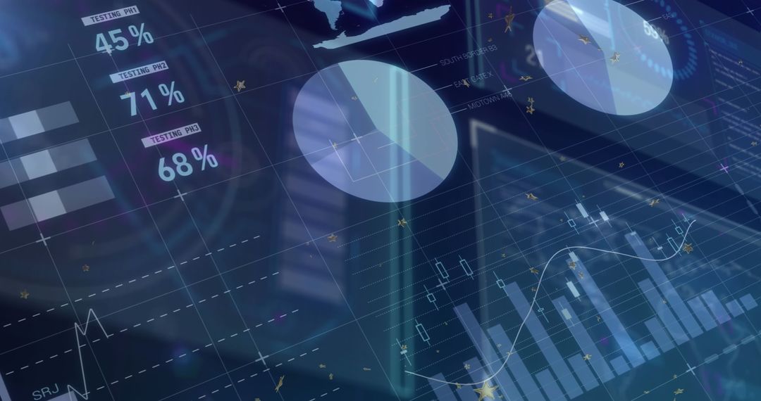 Futuristic Dashboard with Dynamic Data Analytics