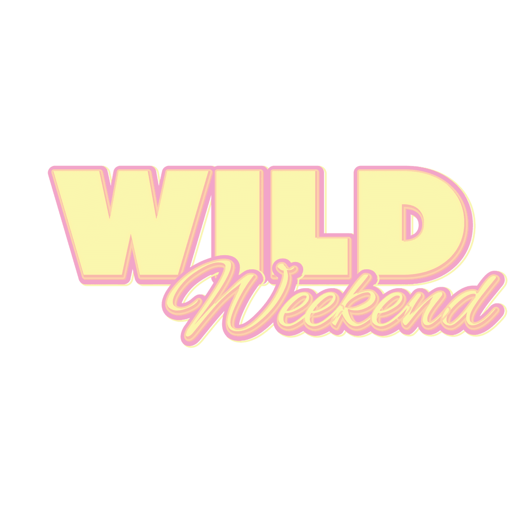 Wild Weekend Party Text Transparent Background