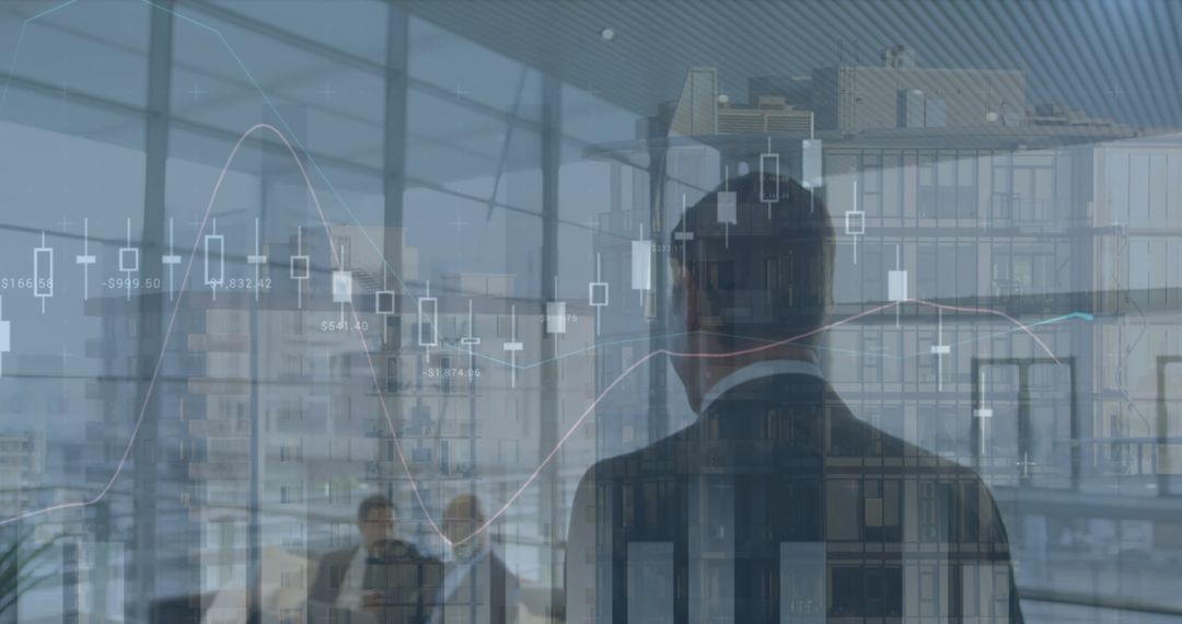 Business Professional Analyzing Data in Modern Office Environment