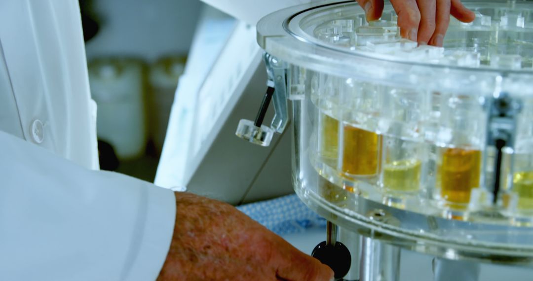 Scientists Analyzing Samples in Laboratory Equipment - Free Images, Stock Photos and Pictures on Pikwizard.com