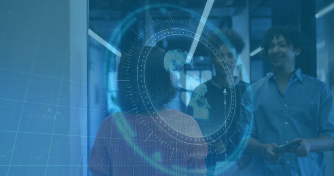 Team Collaboration with Holographic Globe Interface