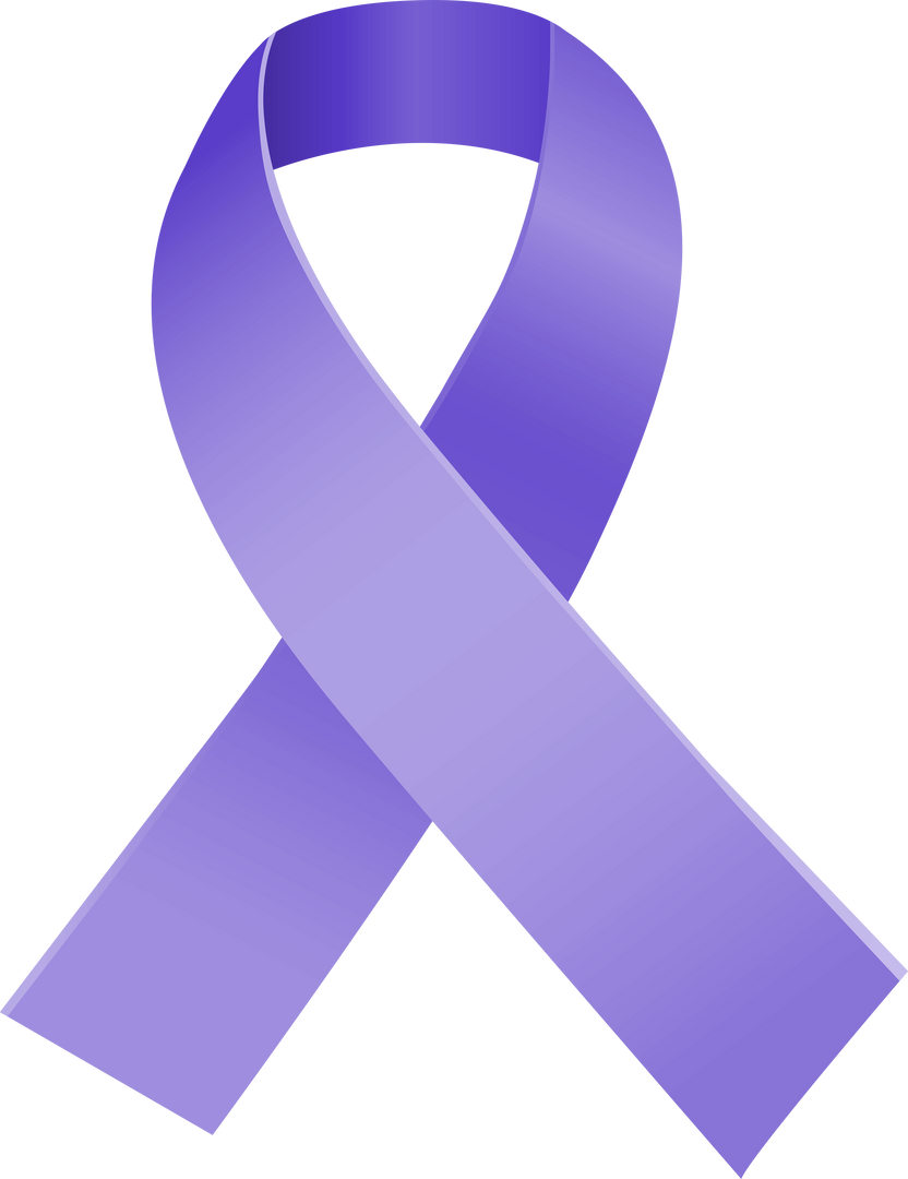 Transparent Purple Ribbon Supporting Health Awareness - Download Free Stock Images Pikwizard.com