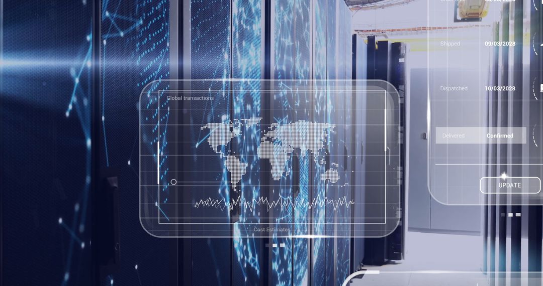 Holographic Technology Display in Modern Data Center