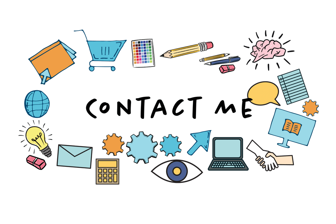 Creative Business Icons on Transparent Background for Versatile Use