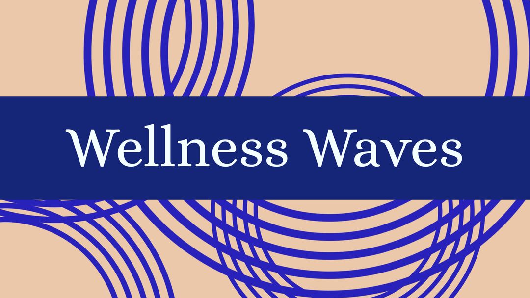 Wellness Waves Logo with Modern Blue Wave Design - Download Free Stock Templates Pikwizard.com