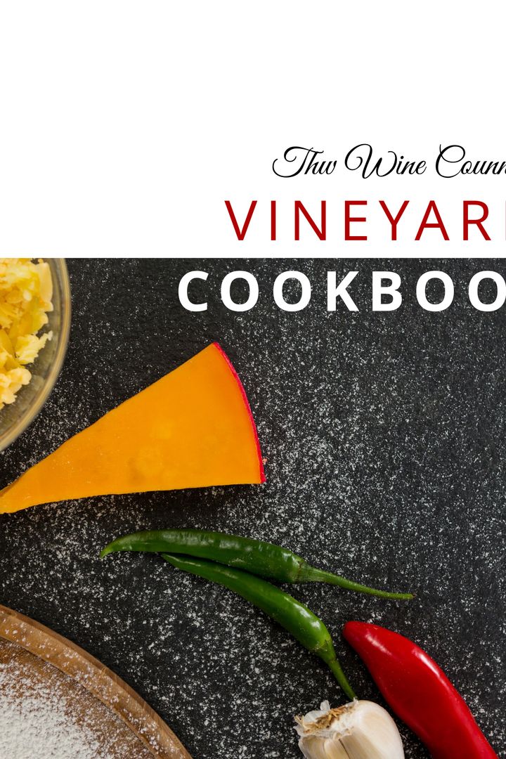 Cheese Wedge with Fresh Ingredients Displayed on Dark Surface