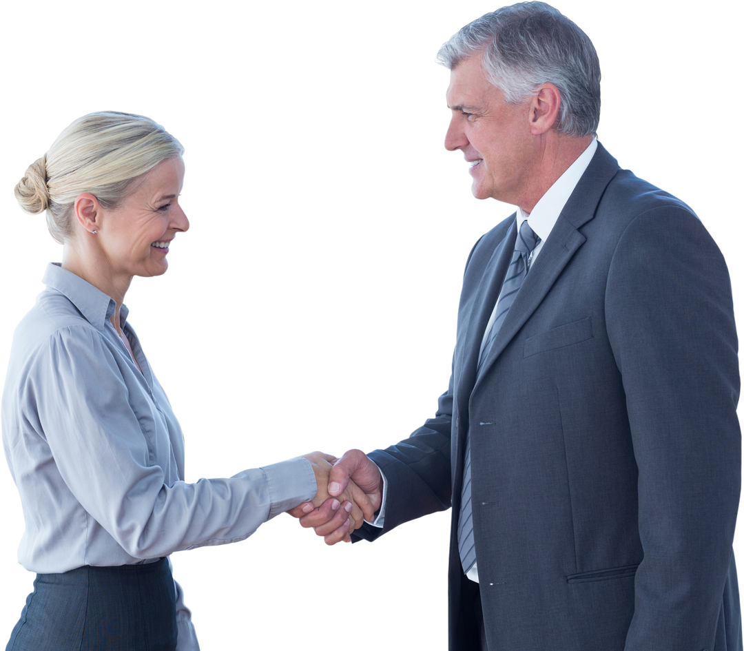 Transparent Caucasian Business Partners Shaking Hands - Download Free Stock Images Pikwizard.com