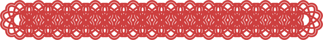 Transparent Red Geometric Shapes on Clear Background