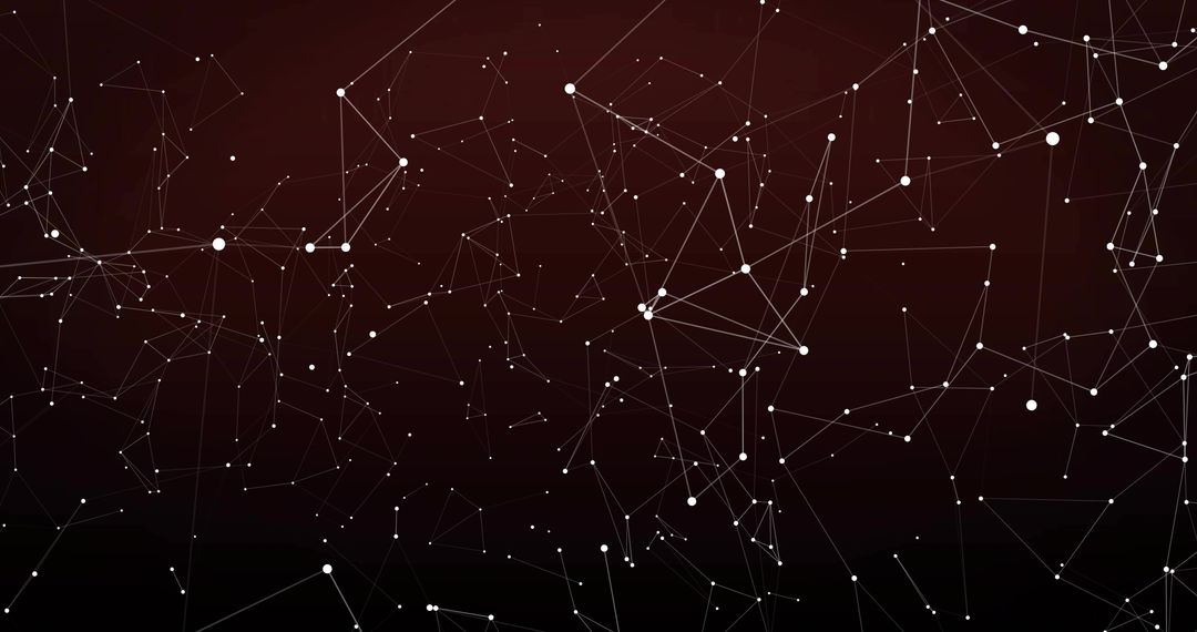 Abstract Network Nodes on Dark Gradient Background