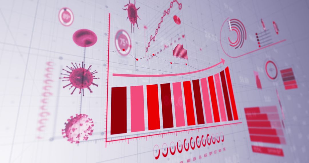 Digital Visualization of COVID-19 Graphs and Statistics