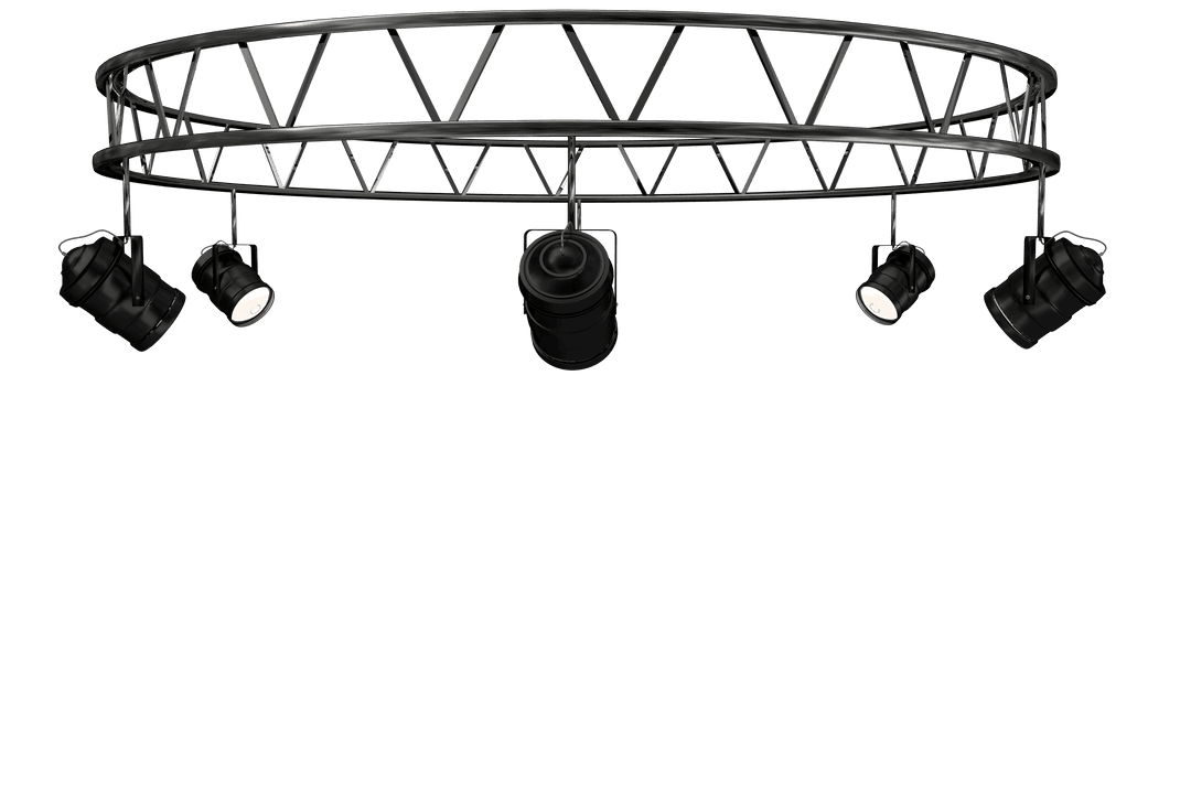 Transparent Background Reflector Array on Circle Structure - Download Free Stock Images Pikwizard.com
