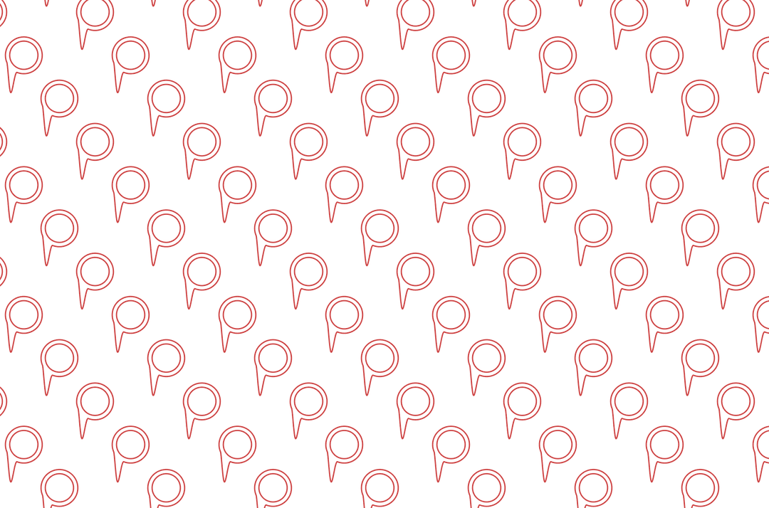 Seamless Red Pattern on Transparent Background Illustration