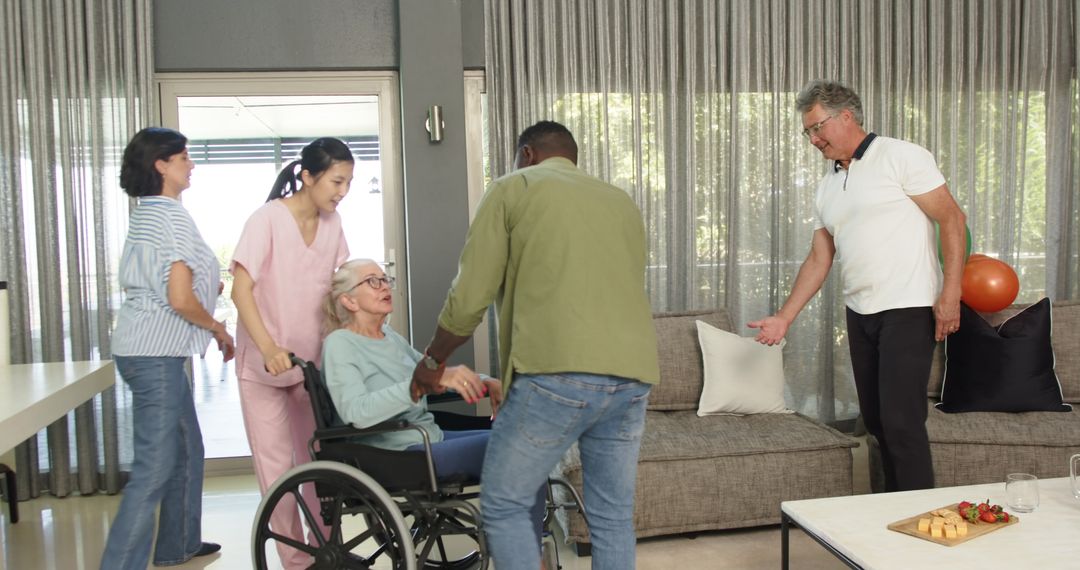 Warm Welcome to Physiotherapy Center with Diverse Care Team