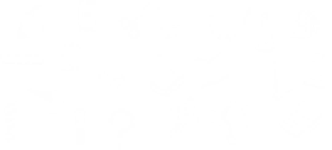 Back to School Sketchy Doodles with Transparent Icons