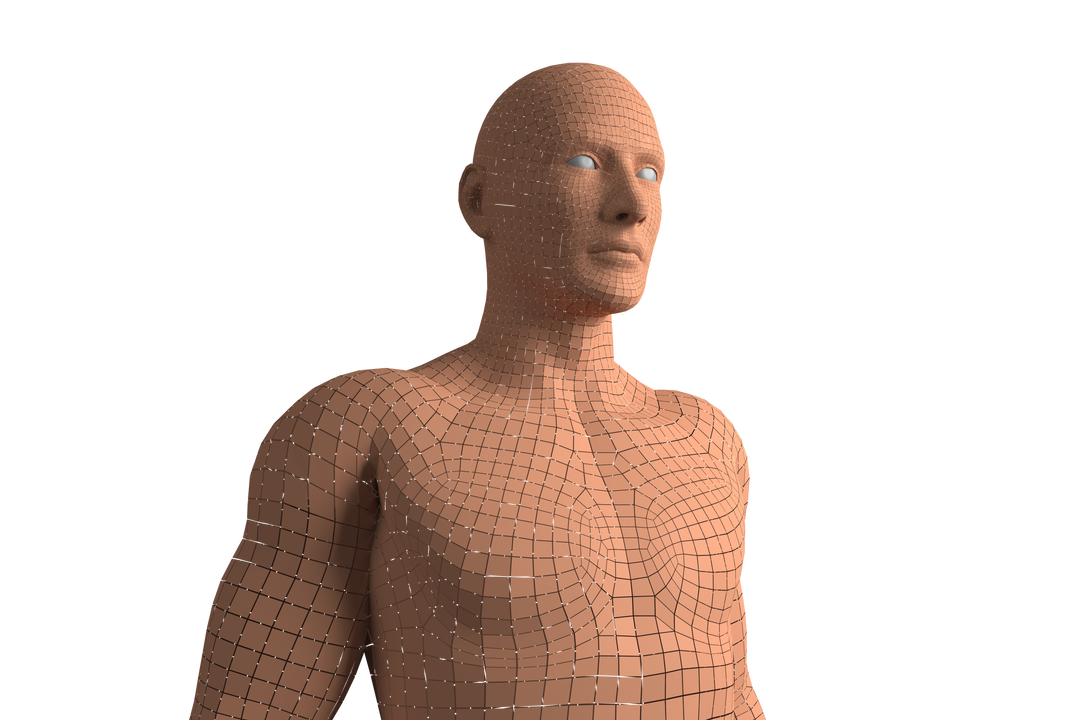 Transparent 3D Male Pixel Figure on Transparent Background - Download Free Stock Images Pikwizard.com