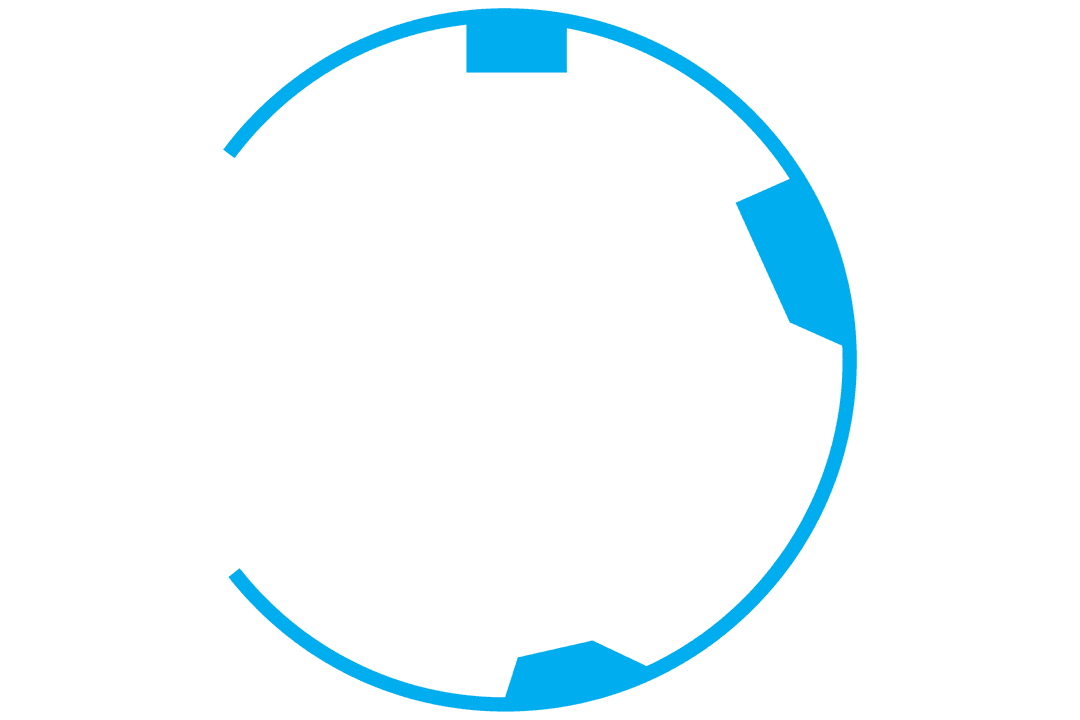 Digital Abstract Shape on Transparent Background