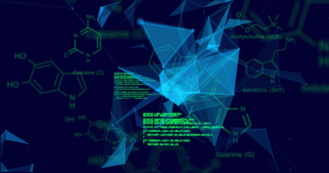 Abstract Molecular Data Visualization with Digital Network