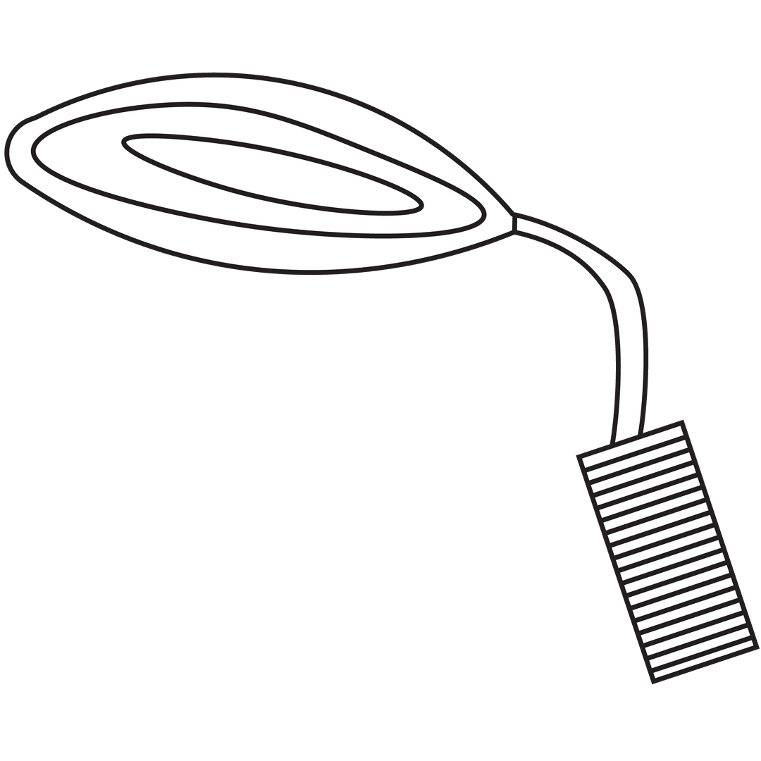 Abstract Shape on Transparent Background Vector Illustration