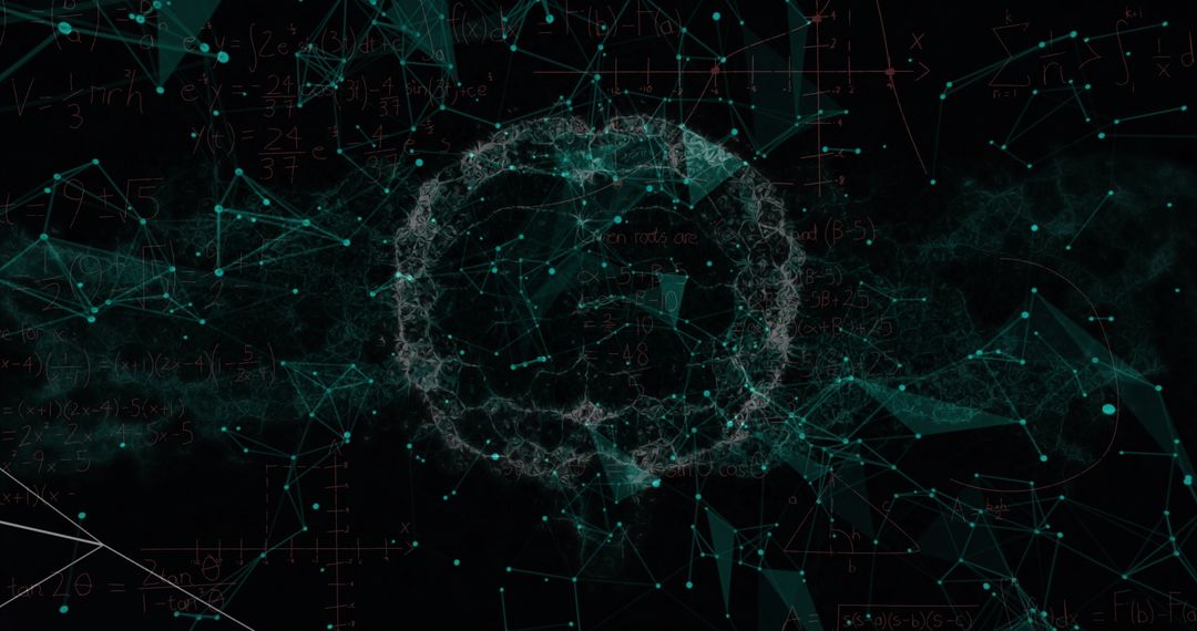 Futuristic Neural Network and Digital Interface Concept Design