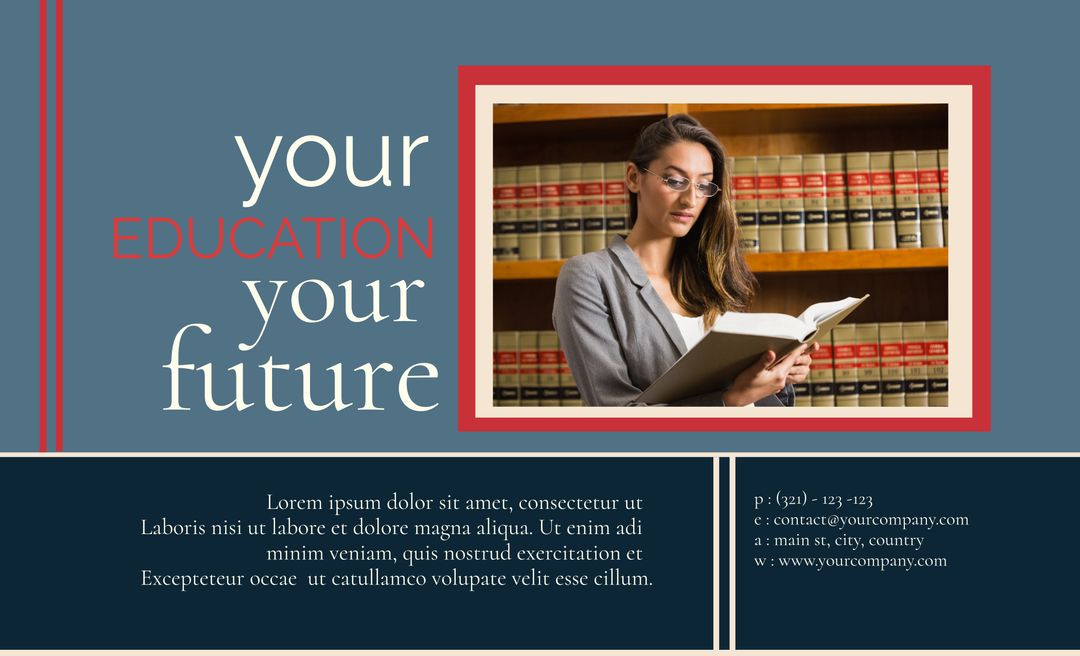 Woman Reading Book for Education and Personal Growth